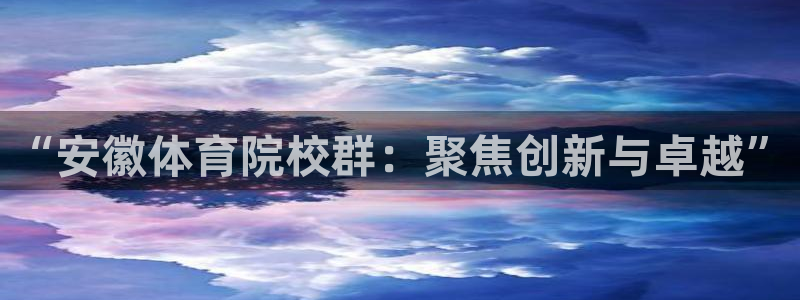vsport体育官方正版app集团简介：“安徽体育院